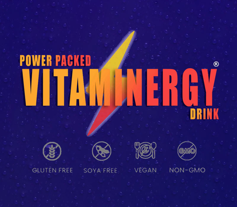 power packed vitaminergy drink | cheap and best multivitamin in india | gluten free | soya free | vegan | non-gmo